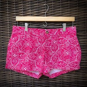 Bright Pink Mosaic Old Navy Shorts